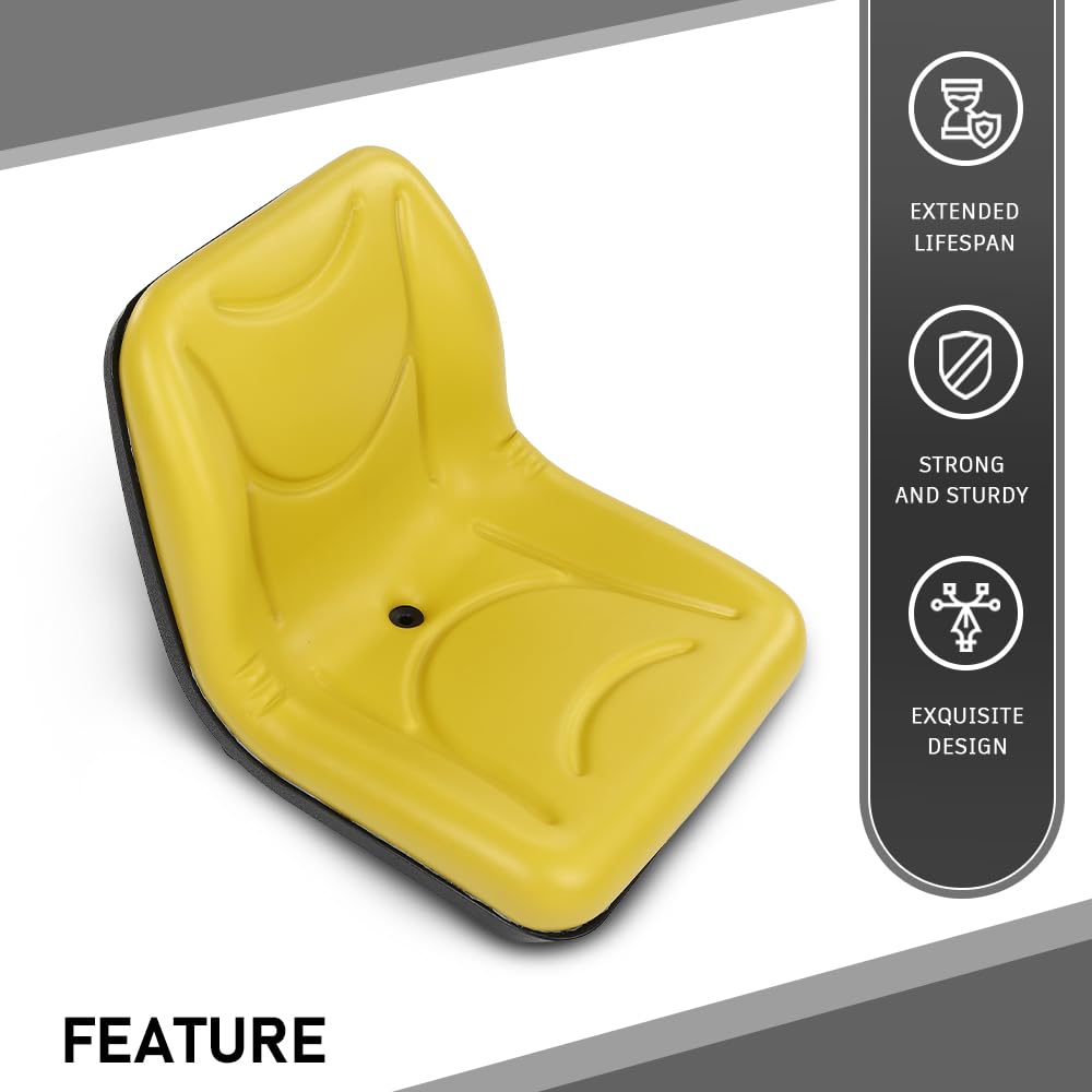 G-PLUS Gator Seat Compatible with John Deere F735 F725 F710 GX355 GX345 GX325 GX335 +,VG11696, AM121752, AM129969 Yellow