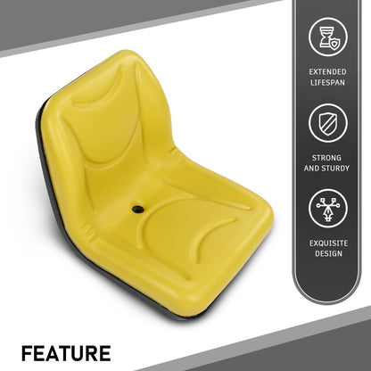 G-PLUS Gator Seat Compatible with John Deere F735 F725 F710 GX355 GX345 GX325 GX335 +,VG11696, AM121752, AM129969 Yellow