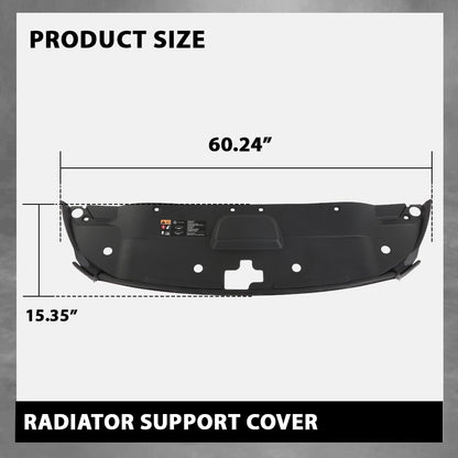G-PLUS Radiator Support Cover Compatible with GMC Yukon/Yukon XL 2015-2020 84163661 Black