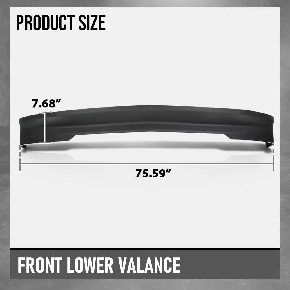 G-PLUS Front Lower Valance Compatible with Chevy Tahoe/Suburban 2015-2020 Fit Chevy Suburban 3500 HD 2016-2019 Fit Models Without Off Road Package 22936501, GM1095201 Black