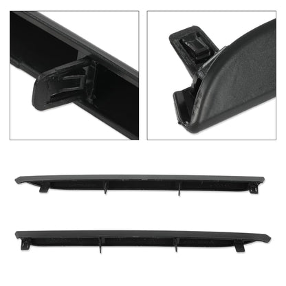 G-PLUS Left & Right Rear Bumper Lower Trim Molding Compatible with Toyota Camry SE XSE 2018 2019 2020 2021 5272306010, 5272406010 Black Bumper Molding Trim Lower 2PCS