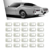 G-PLUS Top Trim Molding Clips Fits All GM Cars from 1960's Into The Late 1970's Nos Vinyl 25pcs