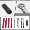 G-PLUS Engine Timing Tool Set Compatible with Benz M157/ M276/ M278 w/ T100 Injector Puller No Modification Needed 45 Steel Silver