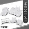 G-PLUS Front & Rear Liner Fender Complete Set Compatible with Honda ATC350X 1985-1986 White