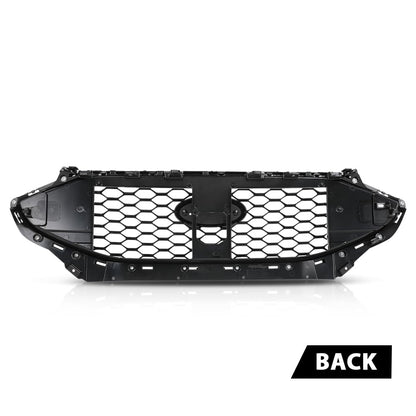 G-PLUS Front Upper Grille Compatible with Ford Edge ST/ST-Line 2019-2022 PT4B-8200, KT4Z-8200, KT4B-8A133 Gloss Black