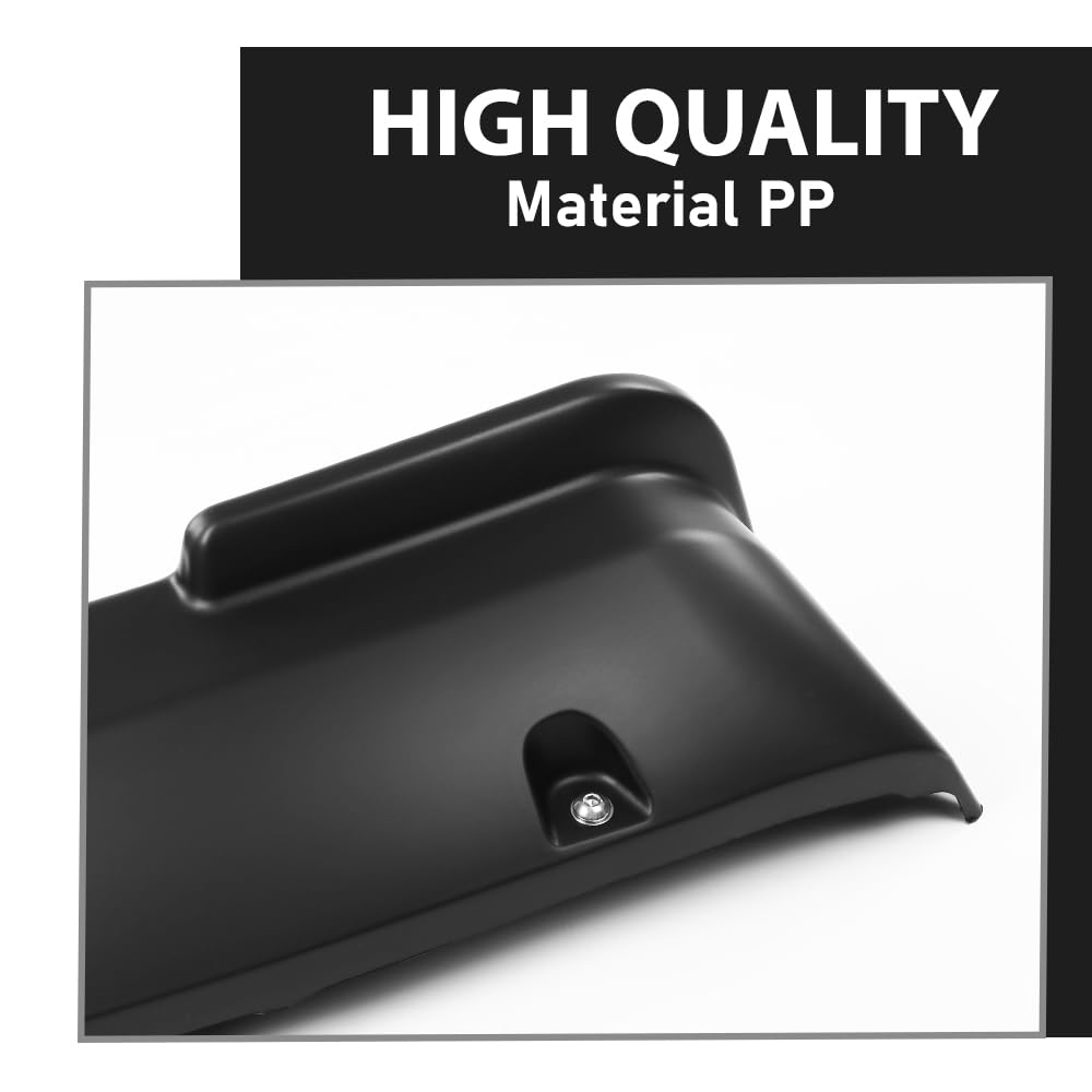G-PLUS Fender Flares Pocket Riveted Compatible with Dodge Ram 1500 2WD/4WD 2019 2020 2021 2022 2023 NOT Fit Rebel Models Wheel Opening Molding Arch Trim 4PCS Black