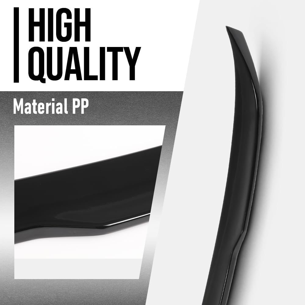 G-PLUS Rear Trunk Spoiler Wing Compatible with BMW G30 5 Series 4 Door Sedan 2017 2018 2019 2020 2021 2022 2023, Compatible with BMW F90 M5 2018 2019 2020 2021 2022 2023 Gloss Black