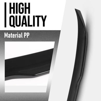 G-PLUS Rear Trunk Spoiler Wing Compatible with BMW G30 5 Series 4 Door Sedan 2017 2018 2019 2020 2021 2022 2023, Compatible with BMW F90 M5 2018 2019 2020 2021 2022 2023 Gloss Black