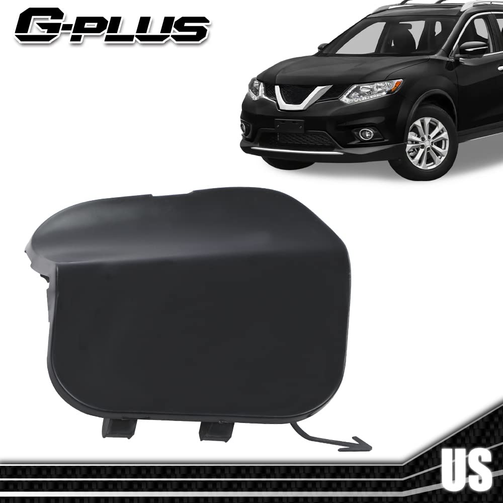 G-PLUS Front Bumper Tow Hook Cap Cover Compatible with 2014-2016 Nissan Rogue 622A0-4BA0A