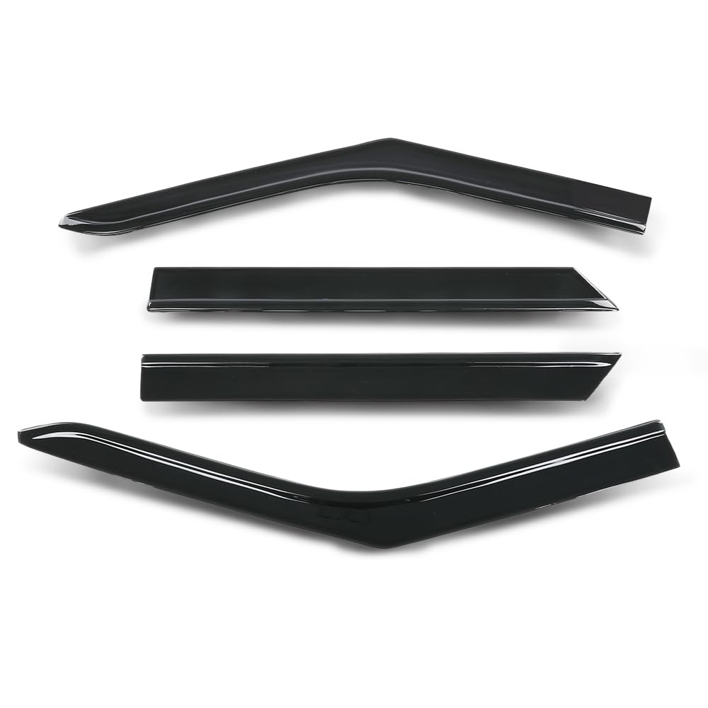 G-PLUS Outside Low Profile Rain Guards 4PCS Compatible with Ford Explorer 2020-2025 Out-Channel Window Vent Wind Deflectors Visors Shades Smoke