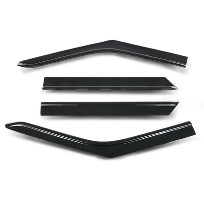 G-PLUS Outside Low Profile Rain Guards 4PCS Compatible with Ford Explorer 2020-2025 Out-Channel Window Vent Wind Deflectors Visors Shades Smoke