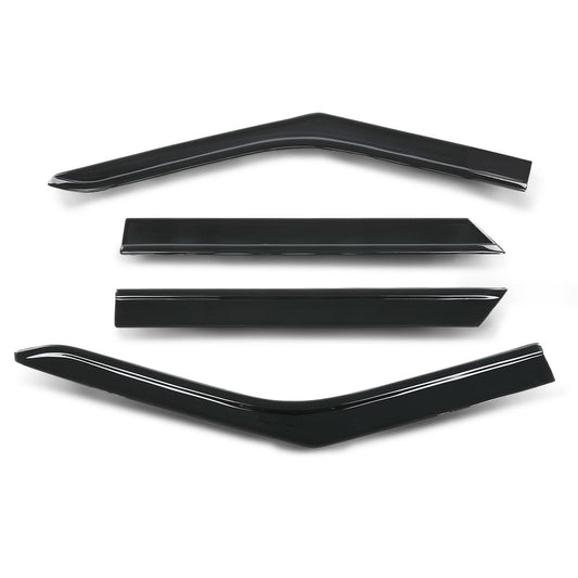 G-PLUS Outside Low Profile Rain Guards 4PCS Compatible with Ford Explorer 2020-2025 Out-Channel Window Vent Wind Deflectors Visors Shades Smoke