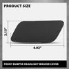 G-PLUS Pair Front Bumper Headlight Washer Cover Cap, Compatible with Audi A3 2012-2020, Left Driver & Right Passenger Side 2PCS, 8V3955275, 8V3955276