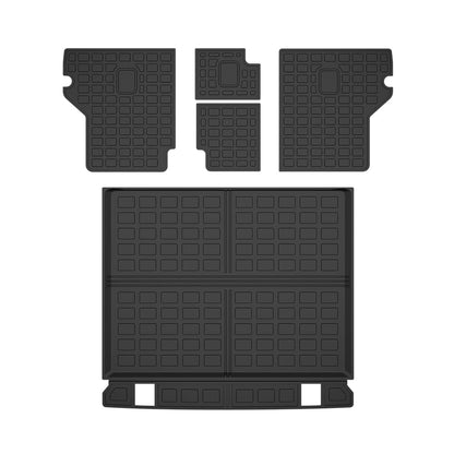 G-PLUS TPE Floor Mats Fit Toyota 4Runner 5 Seats 2010-2024 Truck Accessories Cargo Liners All Weather Protection 5PCS Black Alfombras para Carro