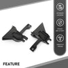 G-PLUS 2PCS Radiator Support Bracket Bar Compatible with Benz CLA250 CLA45 AMG 2014-2018, Fit Benz GLA250 GLA45 AMG 2.0L 2015-2017 2466210134, 2466210234 Black PP