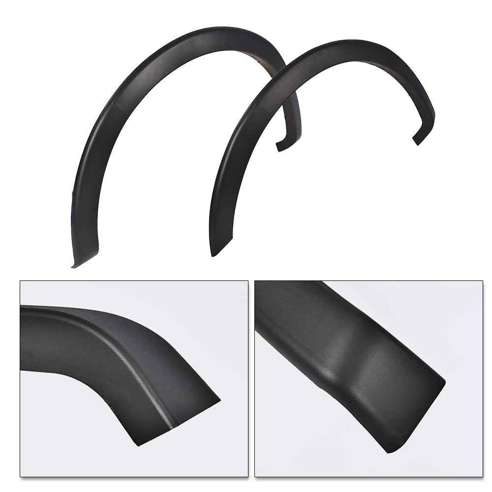 G-PLUS Fender Flares Factory Style, Compatible with Ford F150 2009-2014 Fit 67" / 78.8" / 97.4" Styleside Beds, 4PCS Textured Wheel Cover Protector (Not Fit Platinum & Raptor models)