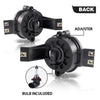 G-PLUS Front Bumper Fog Lights Compatible with Dodge Ram 1500 2002-2008/2003-2009 Ram 2500 3500/2004-2006 Durango Pair+Bulb Driver and Passenger Side Driving Lamps Clear Lens