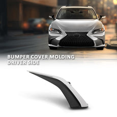 G-PLUS Front Bumper Trim Left for Lexus ES250 ES300h ES350 2019-2024 Chrome Black Product Details