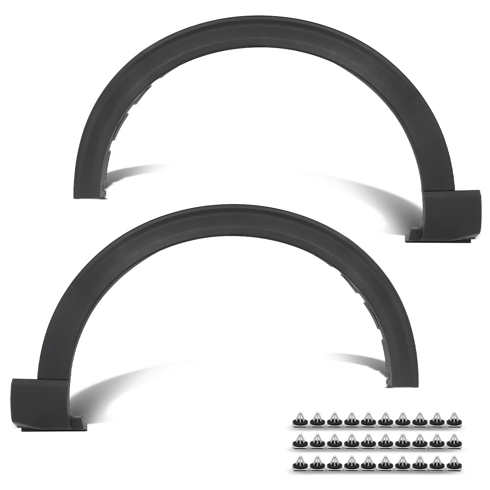 G-PLUS Front Pair Fender Flares Wheel Trim Opening Molding, Compatible with Ford Explorer 2020-2024/ Police Interceptor Utility Base 2020-2023, Left & Right 2PCS, LB5Z16038AC, LB5Z16038AA
