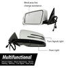 G-PLUS Mirror w/o Blind Spot Left Driver Side Compatible with Benz E350 E400 E550 2010-2017/Fit Only 2 Doors Coupe/Not Fit 4 Doors Sedan 2078100776 White