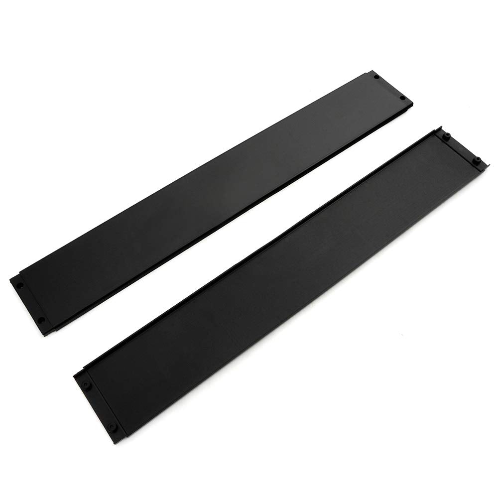 Universal 2 Meters / 76.7 Inch Side Skirt Extensions Rocker Panel Splitters Lip Kit