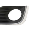 G-PLUS Pair Front Bumper Fog Light Lamp Bezel Covers w/Chrome Trim Compatible with 2016 2017 2018 Nissan Altima 62256-9HS0B+62257-9HS0B NI1038141+NI1039141