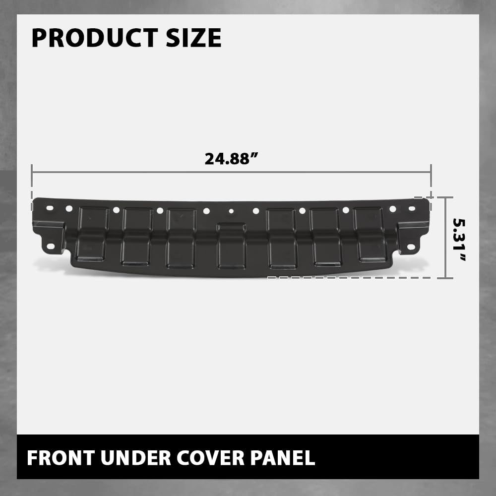 G-PLUS Front Bumper Lower Panel Cover, Compatible with Hyundai Veloster 2011-2017, 291102V000 Black