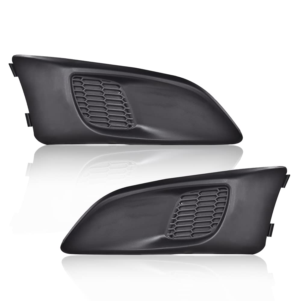G-PLUS Fog Light Covers Driver Passenger Side Compatible with Chevy 2012-2016 Sonic LS/LT/LTZ 96694774 GM1039134 96694768 GM1038134 Left Right Fog Lamp Cover Insert Molding Trim Replacement