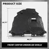 G-PLUS Front Center Undercar Shield Engine Splash Shield Compatible with Toyota RAV4 2019-2024 5110042010, TO1228295, 51100-42010, 51100 42010 Black