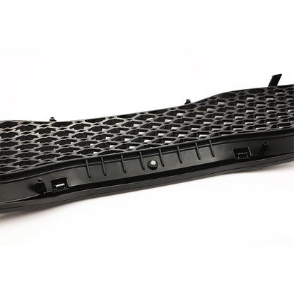 G-PLUS Front Bumper Upper Grille Grill Compatible with Kia Optima 2014 2015 Replacement for 863502T700 Black w/Chrome Trim