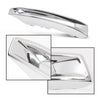 G-PLUS Front Fog Light Cover Chrome Trim Driver and Passenger Side Compatible with Benz X166 GL500 GL550 GL63 AMG 2013-2016 A1668851774 A1668851874
