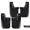 G-PLUS Heavy Duty Molded Mud Flaps Compatible with Toyota Tacoma w/Fender Flares 2005-2015 4PCS Mud Guards Splash Front & Rear Mudguards Black