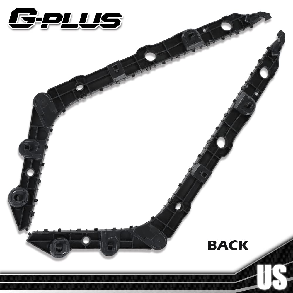 G-PLUS Rear Left & Right Bumper Bracket Set of 2 Compatible with 2013-2018 Nissan Sentra 852263SH0A, NI1133102, 852273SH0A, NI1132102