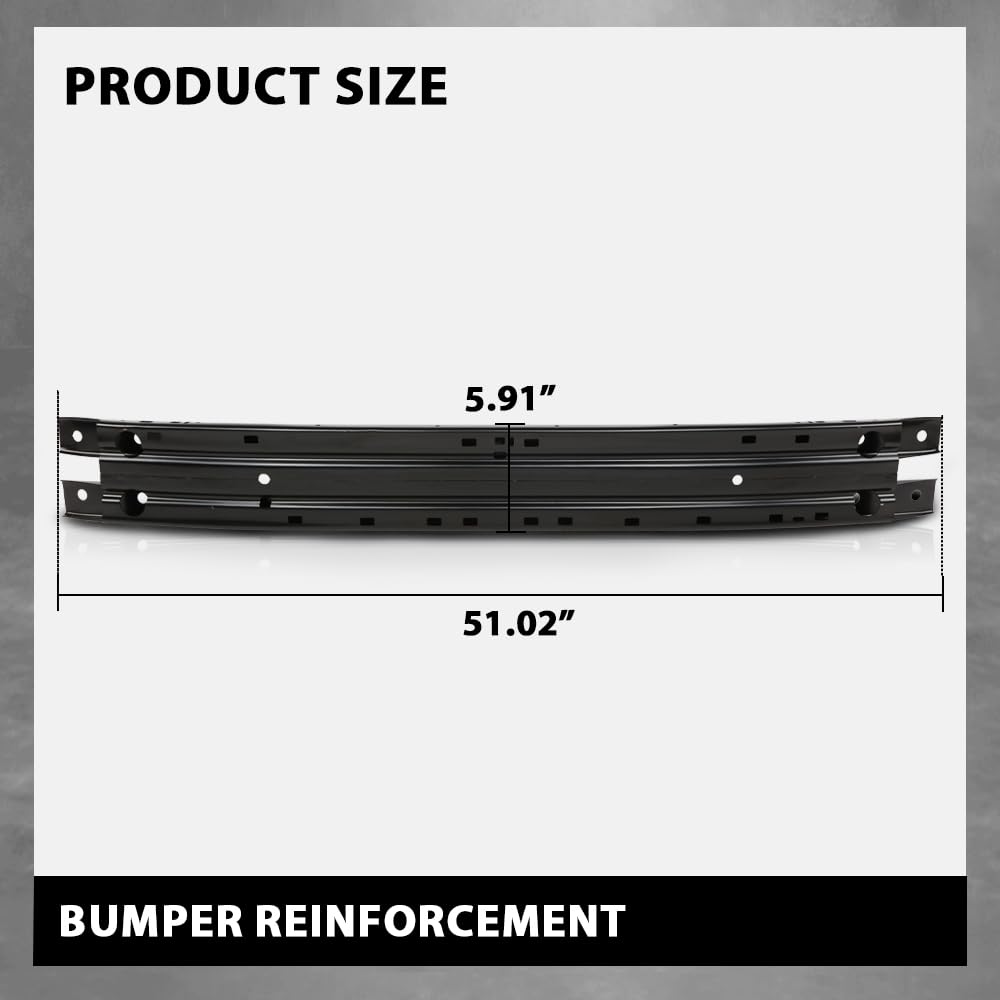 G-PLUS Front Bumper Reinforcement Compatible with Cadillac XT5 XT6 2019-2024,Fit Chevy Blazer 2019-2024,Fit GMC Acadia 2019-2023