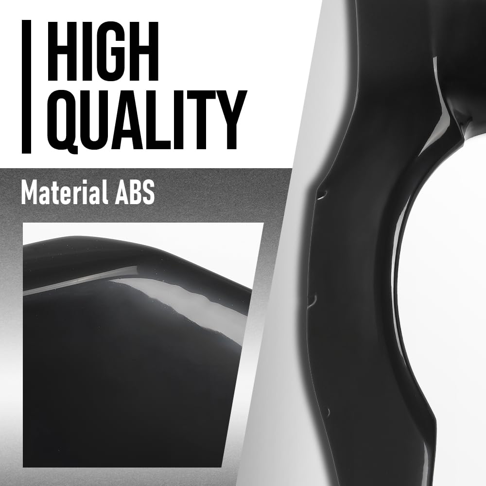 G-PLUS Wide Body 8pc Fender Flares Cover Compatible with Scion FR-S 2013-2016 Fit Toyota 86 2017-2020 Fit Subaru BRZ 2013-2020 Black