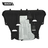 G-PLUS Engine Splash Shield Compatible with Jeep Cherokee 2015 2016 2017 2018 68102261AG CH1228156 Black