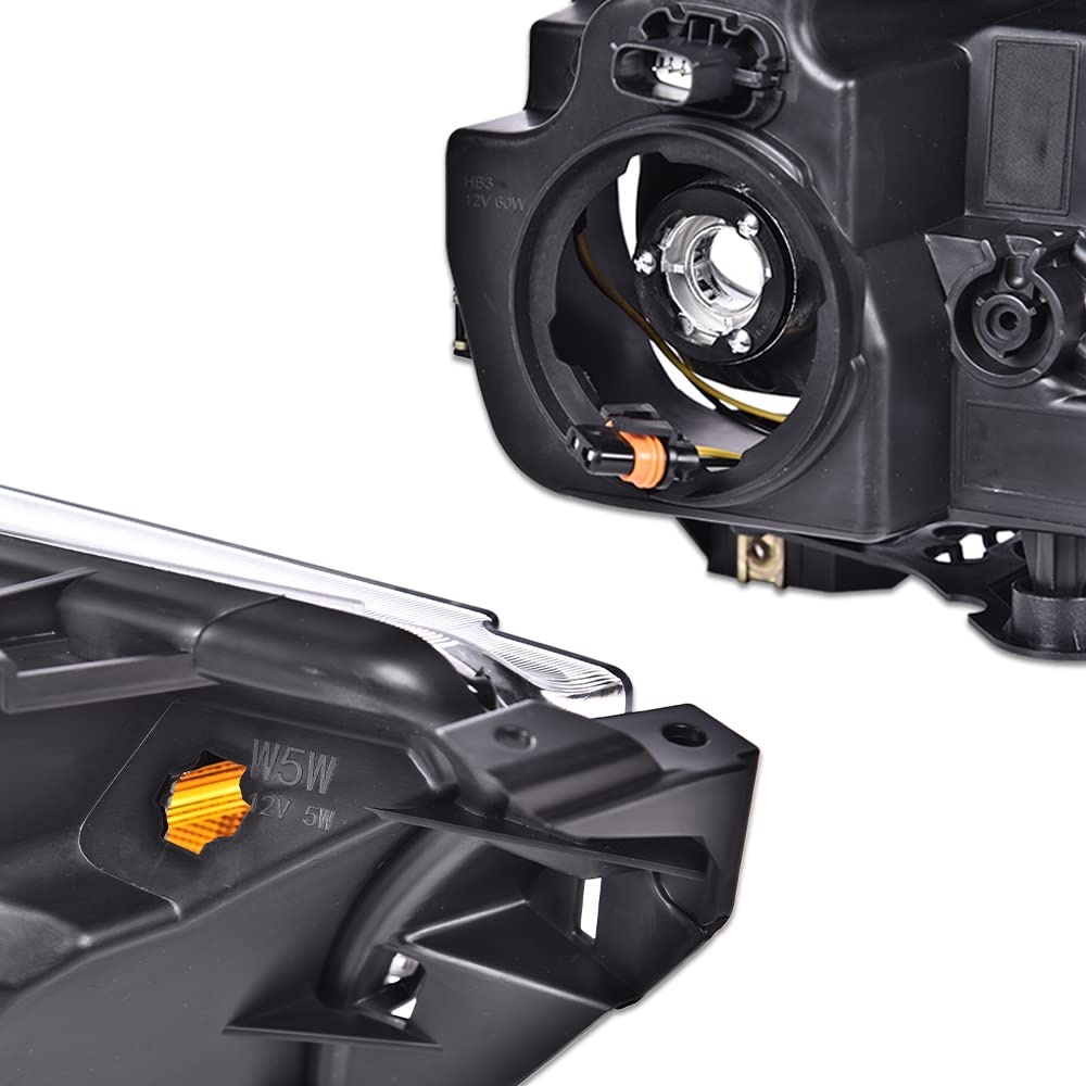 G-PLUS Left Driver Side Headlights Replacement Compatible With 2015-2017 Ford F150 Only (Not Compatible on Models w/ Factory LED Headlights) FL3Z13008B