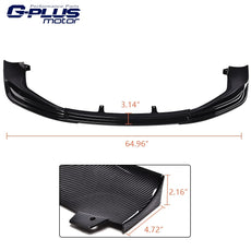 G-PLUS Bumper Lip Splitter for Lexus IS250 IS350 F Sport 2014-2016 Polyurethane Front View