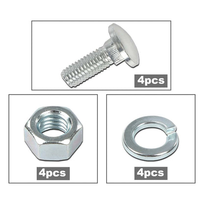 G-PLUS Front Rear Bumper Bolts Stainless Capped Round Head Compatible with Many Ford Cars and Trucks