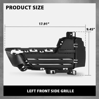 G-PLUS Front Right Bumper Lower Grille Grill, Compatible with BMW X5 F15 2014-2018, Fit Models W/o M Sport Line, Passenger Side, 51117307994, BM1039151
