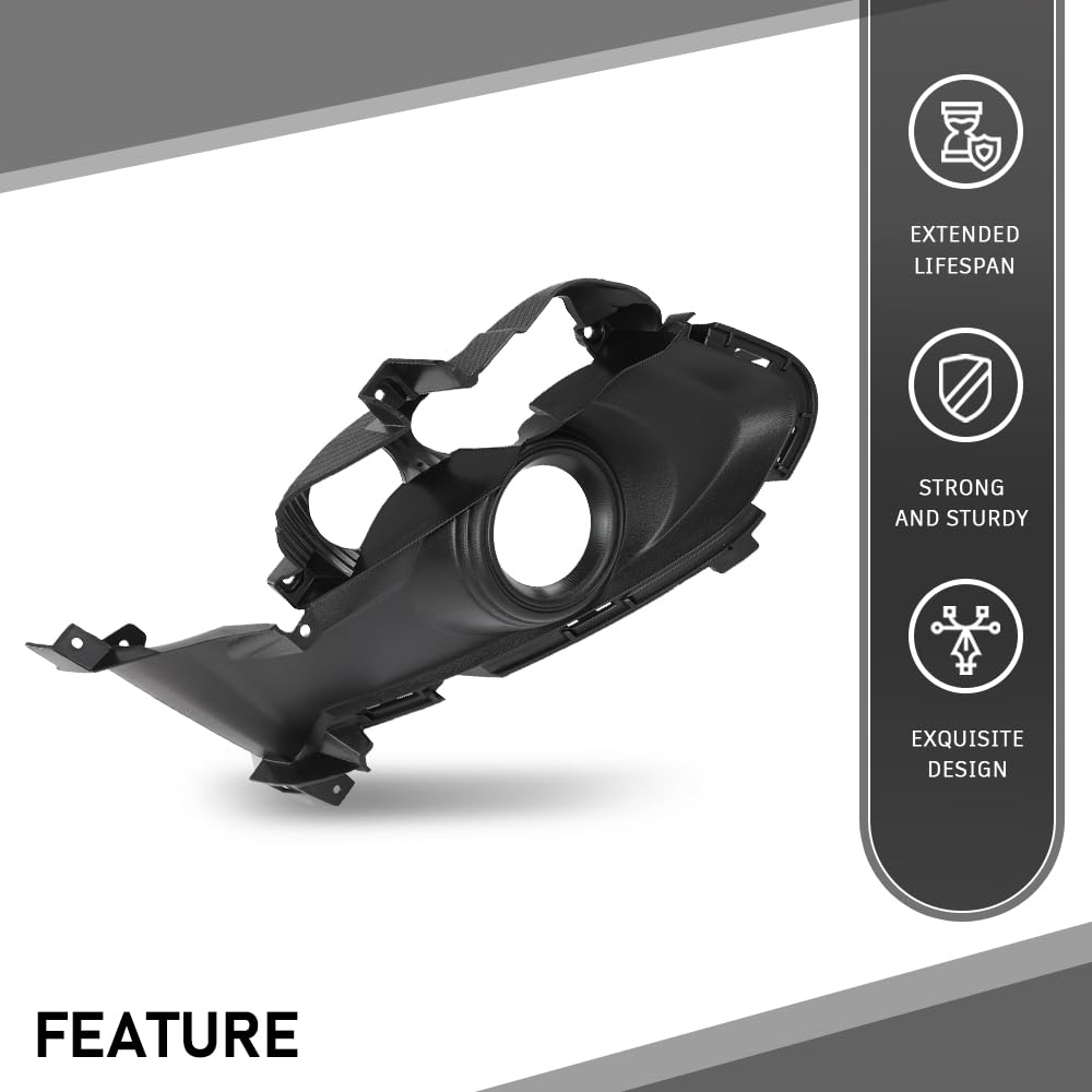 G-PLUS Pair Fog Light Cover Bezel, Compatible with Ford Mustang 2015-2017, LH Driver & RH Passenger Side 2PCS, FR3Z17E811BA, FR3Z17E810BA