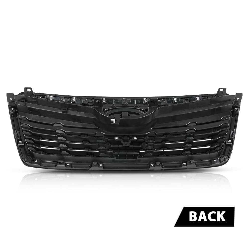 G-PLUS Front Bumper Grille w/Camera Hole Compatible with Subaru Forester 2019-2021 Gloss Black