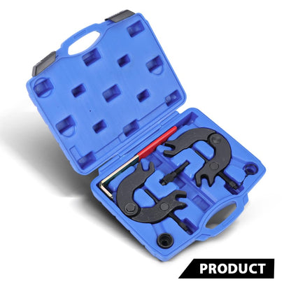 G-PLUS Camshaft Alignment Engine Timing Tool Set Compatible with Audi A4 A6 V6 3.0L New Stock 45 Steel Carrying Case Black