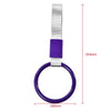 G-PLUS JDM Tsurikawa Ring Round Subway Train Bus Car Handle Hand Straps Drift Charm, Rear Bumper Warning Ring (Purple)