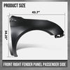 G-PLUS Front Fender Passenger Right Side Compatible with Cadillac XTS 2013-2017 Fit XTS Vsport Platinum 2014-2017 Fit Cadillac XTS Vsport Premium 2014-2016 23149538, GM1241379 Black