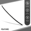 G-PLUS Rear Bumper Trim Molding, Compatible with Audi A4 2017-2018,Fit S4 A4 Quattro 2017-2019, 8W58078339B9, AU1144102 Black
