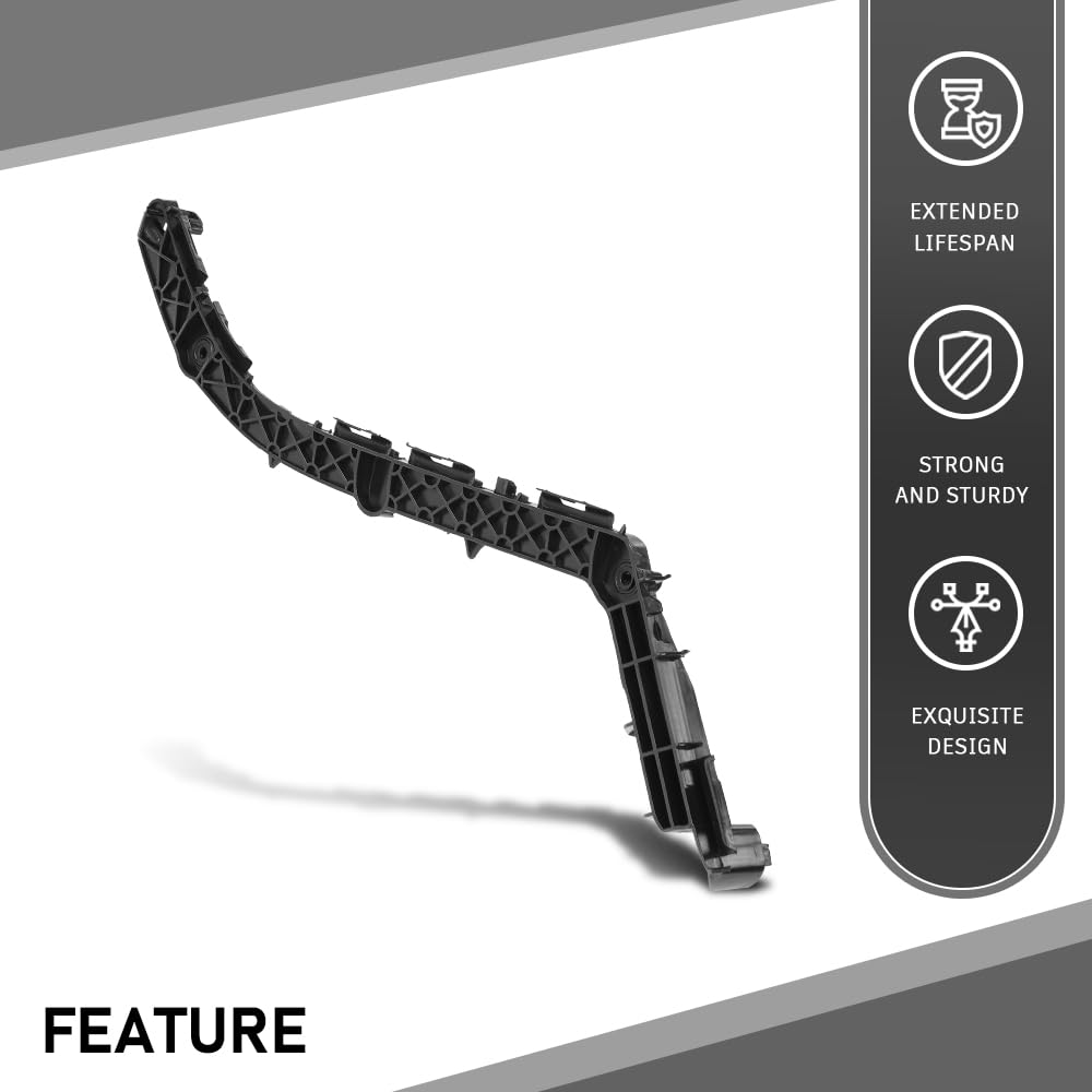G-PLUS Bumper Support Driver Rear Compatible with LX GX460 2010-2021 5215660100, LX1142120, 52156 60100, 52156-60100 Black
