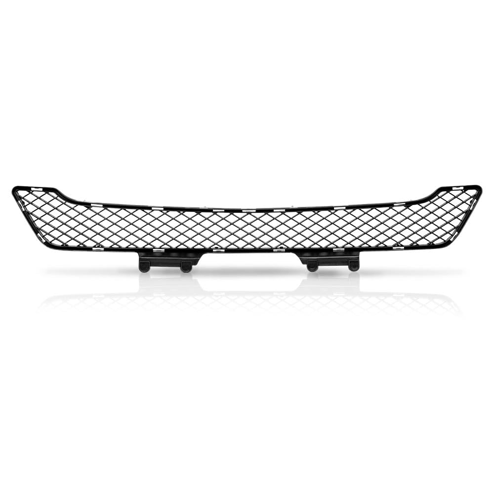 G-PLUS Center Bumper Grille Assembly, Compatible with Benz ML350 ML550 ML63 2009-2011/ ML450 2010-2011/ ML320 2009, Textured Black
