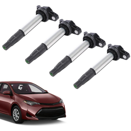 G-PLUS 4Pcs Ignition Coils 90919-02258 Denso Fit Toyota Corolla 2009-2019/Matrix 2009-2014 /Prius 2010-2015,Fit Scion XD 2008-2014,Fit Pontiac Vibe 2009-2010,Fit Lexus CT200H 2011-2016