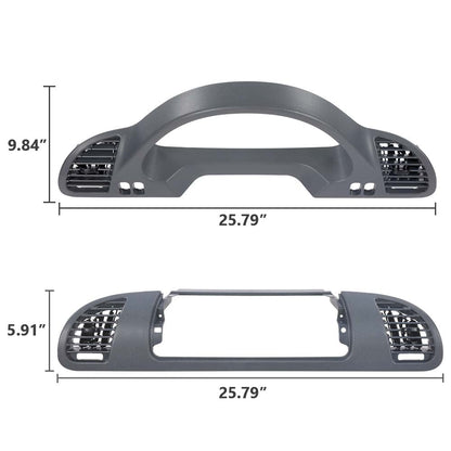 G-PLUS Dash Panel Bezel with A/C Nozzle RH Passenger Side & RH Driver Side Compatible with 2002-2006 Dodge Sprinter Dash Cover 05104261AA, 5104261AA 5104262AA
